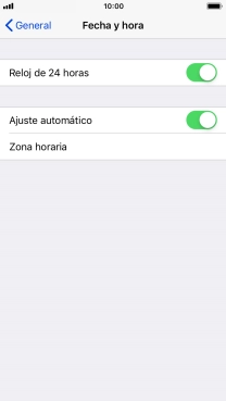 Pulsa la tecla de inicio para terminar y regresar a la pantalla de inicio.