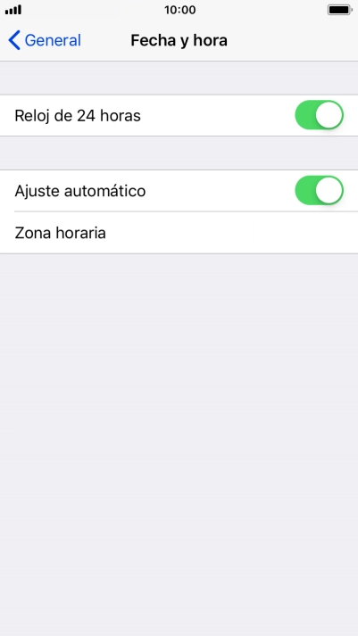 Pulsa la tecla de inicio para terminar y regresar a la pantalla de inicio.