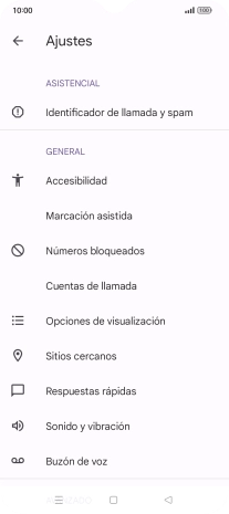 Pulsa Cuentas de llamada.