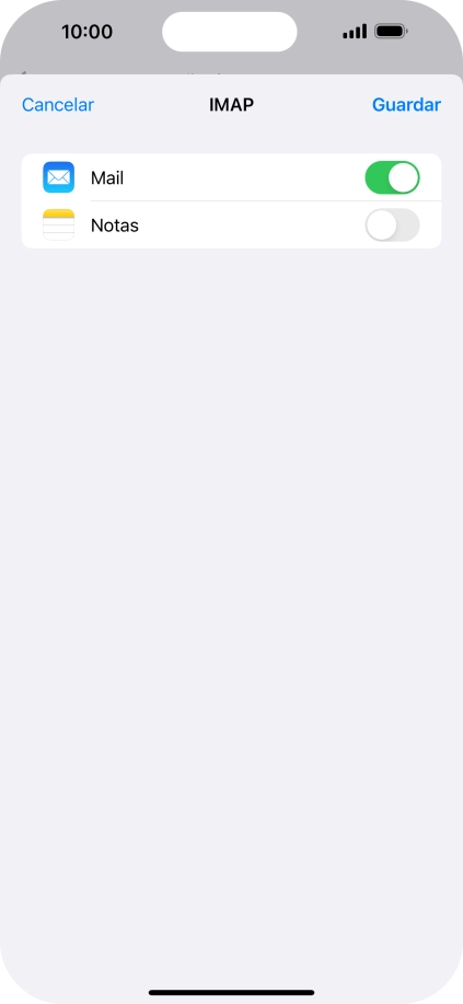 Pulsa Guardar. Ahora se ha configurado tu cuenta de correo electrónico. Si deseas seleccionar más ajustes del servidor de correo de entrada o de salida, continúa con los pasos siguientes.