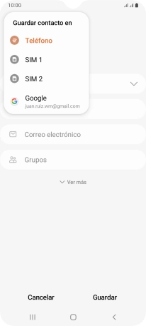 Pulsa Teléfono.