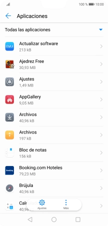 Pulsa la app deseada.