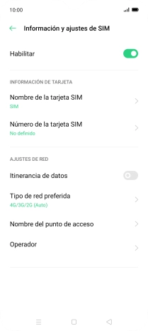 Pulsa el indicador junto a 