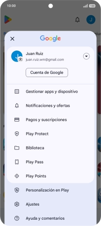 Pulsa Gestionar apps y dispositivo.