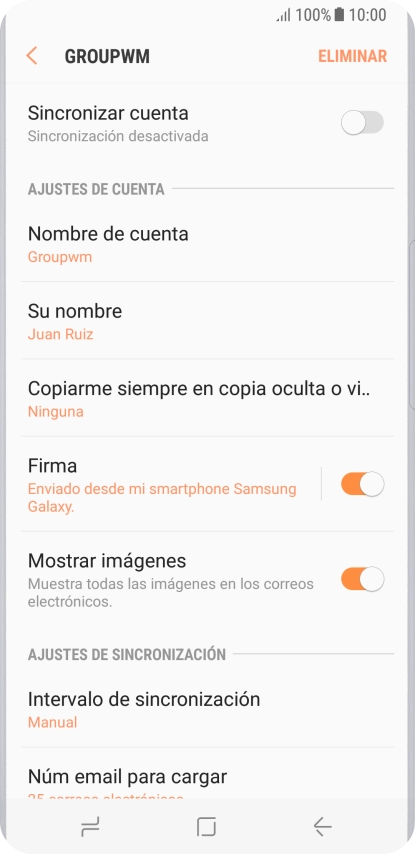Pulsa el indicador junto a 