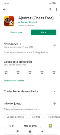 Pulsa Desinstalar.