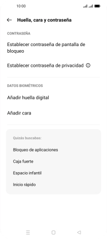Pulsa Añadir huella digital.