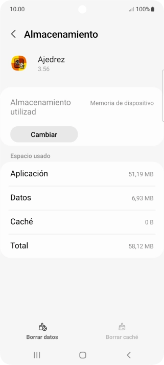 Pulsa la tecla de inicio para terminar y regresar a la pantalla de inicio.