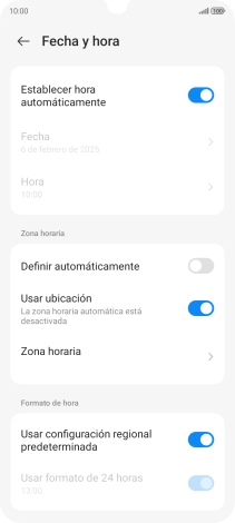 Pulsa el indicador junto a 