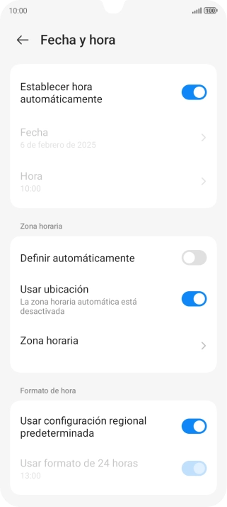 Pulsa el indicador junto a 