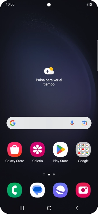 Siempre que el teléfono esté encendido, podrás ver en la pantalla la cantidad de carga que hay en la batería. Cuanto más lleno esté el icono de carga de batería, mayor será la carga existente en la batería.