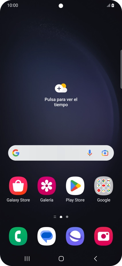 Siempre que el teléfono esté encendido, podrás ver en la pantalla la cantidad de carga que hay en la batería. Cuanto más lleno esté el icono de carga de batería, mayor será la carga existente en la batería.