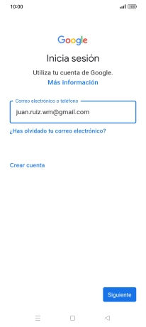 Pulsa Siguiente.