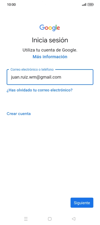 Pulsa Siguiente.