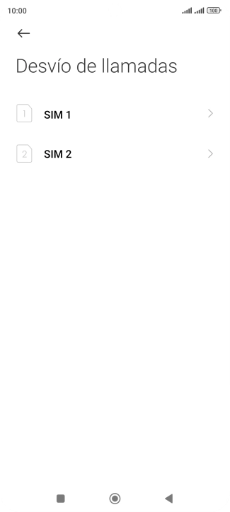 Pulsa la tarjeta SIM deseada.