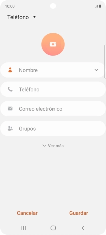 Pulsa la lista desplegable de la guía.