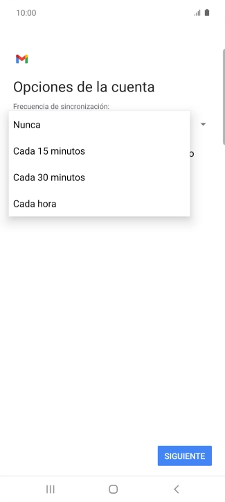Pulsa el ajuste deseado.