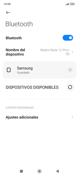 Pulsa la tecla de inicio para terminar y regresar a la pantalla de inicio.
