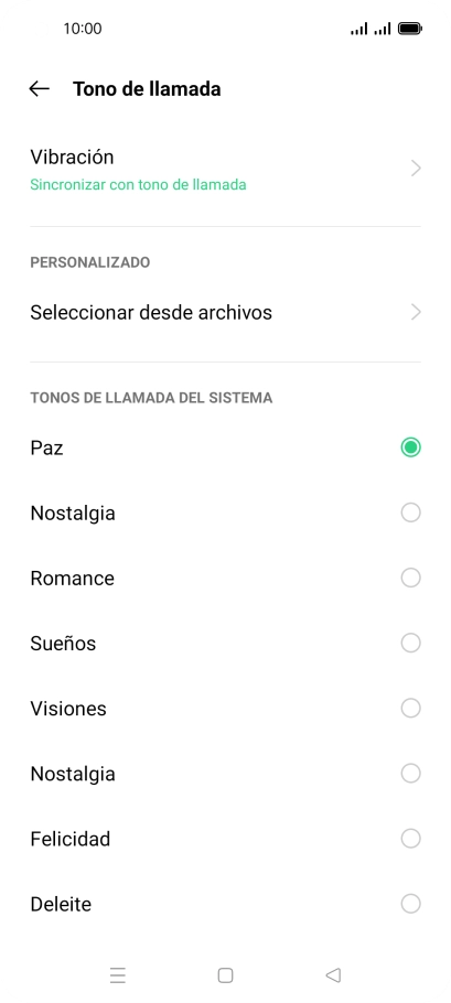 Pulsa Seleccionar desde archivos.