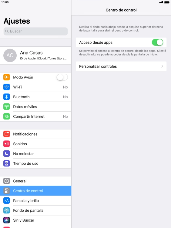 Pulsa el indicador junto a 