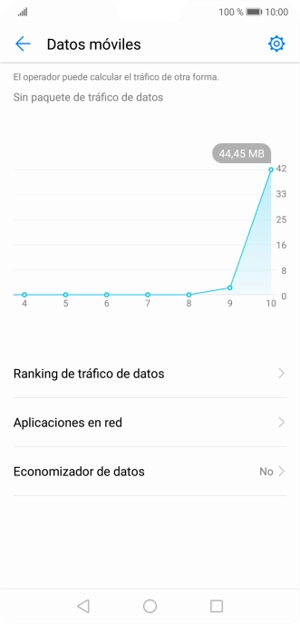 Pulsa Aplicaciones en red.