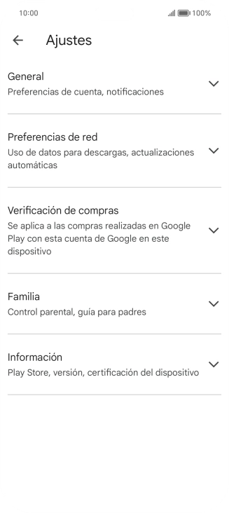 Pulsa Preferencias de red.