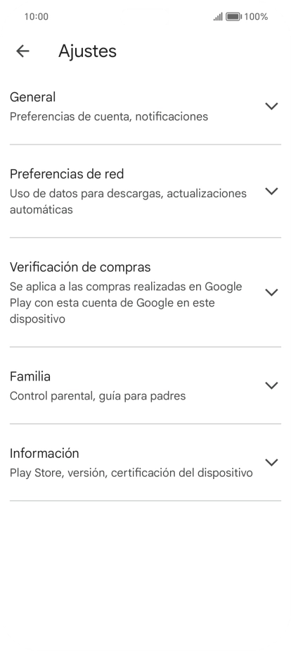 Pulsa Preferencias de red.