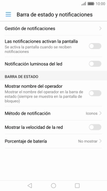 Pulsa Gestión de notificaciones.