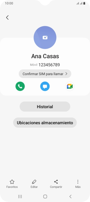 Pulsa la tecla de inicio para terminar y regresar a la pantalla de inicio.
