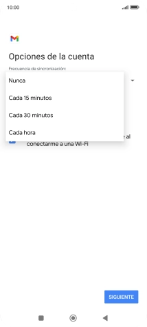 Pulsa el ajuste deseado.
