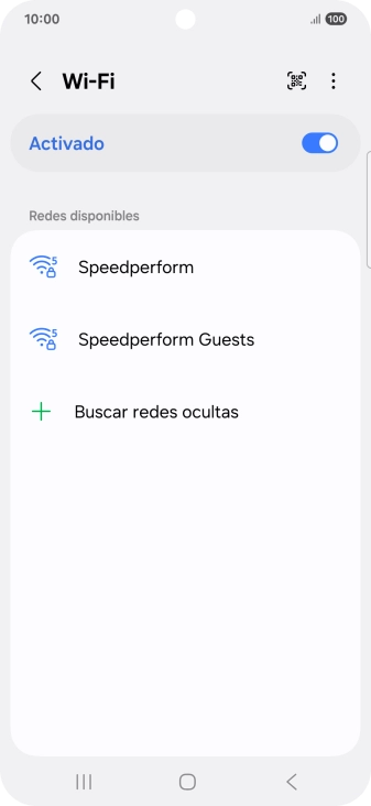 Pulsa el icono de menú.
