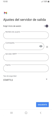 Pulsa el indicador junto a 
