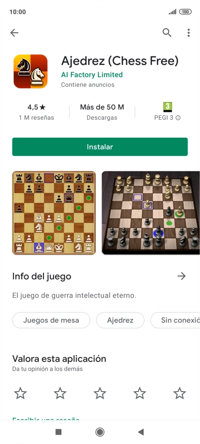 Pulsa Instalar y sigue las indicaciones de la pantalla para instalar la app. Pulsa Instalar y sigue las indicaciones de la pantalla para instalar la app.