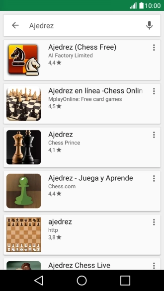 Pulsa la app deseada.