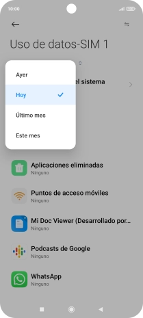 Pulsa el ajuste deseado.