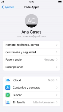 Pulsa la tecla de inicio para terminar y regresar a la pantalla de inicio.