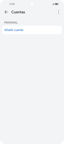 Pulsa Añadir cuenta.