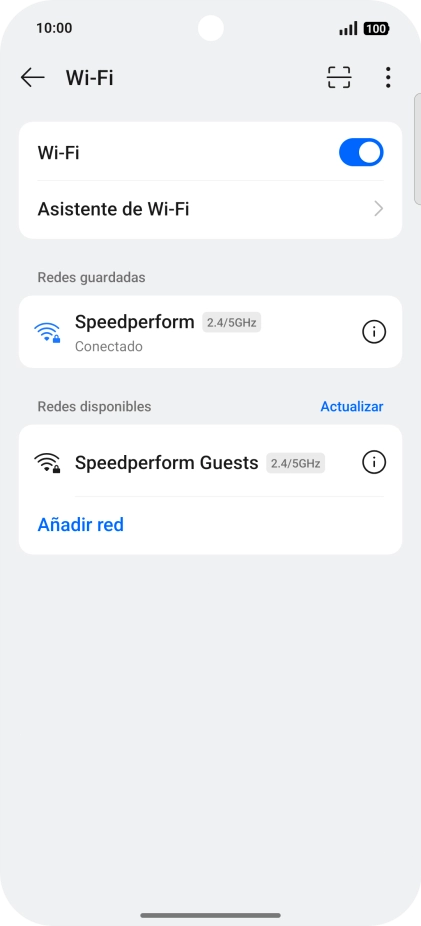 Desliza el dedo hacia arriba desde la parte inferior de la pantalla para terminar y volver a la pantalla de inicio.