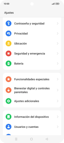 Pulsa Ajustes adicionales.