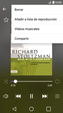 Pulsa Añadir a lista de reproducción.