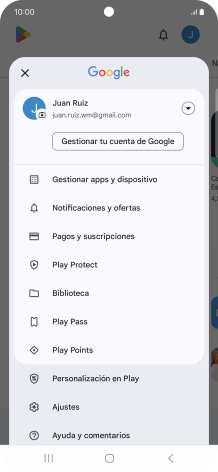 Pulsa Gestionar apps y dispositivo.
