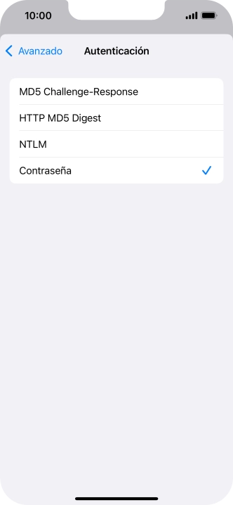 Pulsa Contraseña.