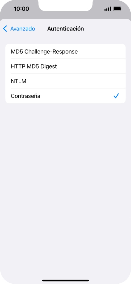 Pulsa Contraseña.