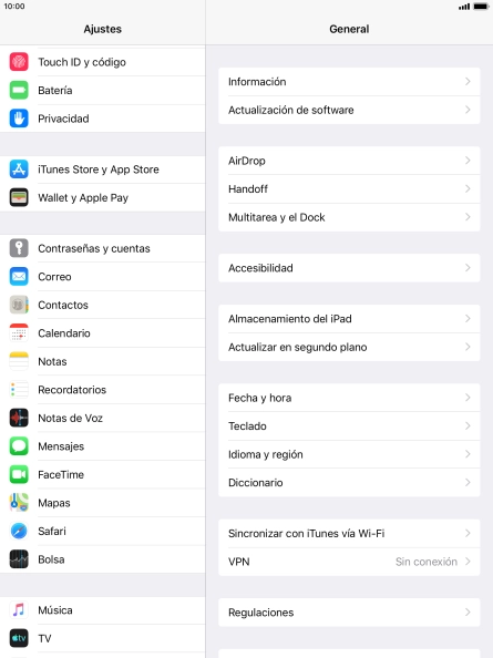 Pulsa iTunes Store y App Store.