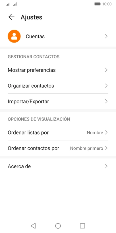 Pulsa Importar/Exportar.