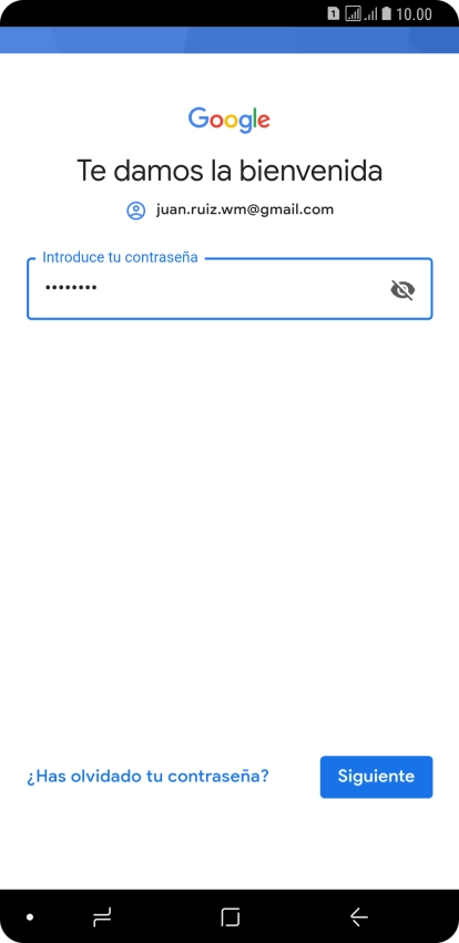 Pulsa Siguiente.