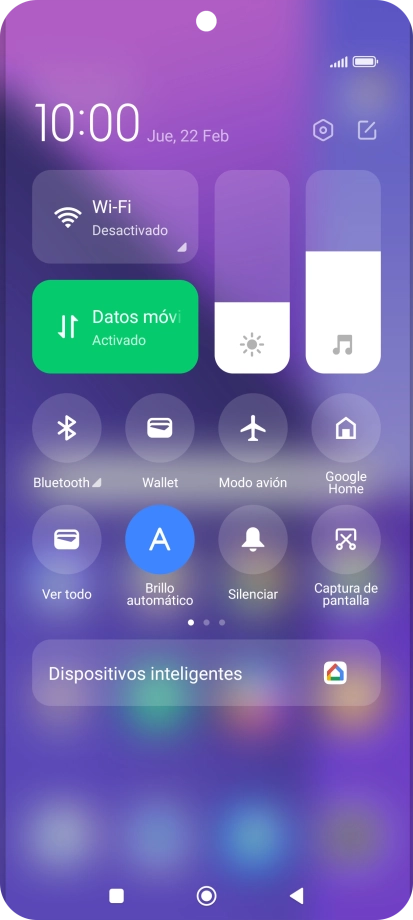Pulsa el icono de ajustes.