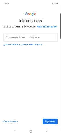 Si no tienes una cuenta de Google, pulsa Crear cuenta y sigue las indicaciones de la pantalla para ver cómo crear una cuenta nueva.