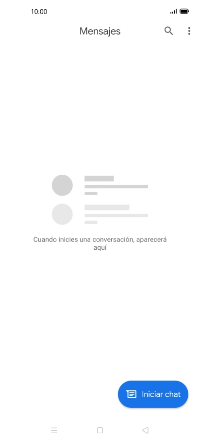 Pulsa Iniciar chat.