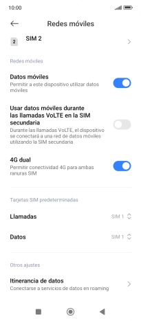 Pulsa Llamadas.